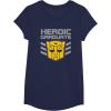 imageTransformers Optimus Prime Graduation TShirt  UnisexAdults amp Kids  Black  Short Sleeve  Classic Fit  Cotton amp Polyester  SmallNavy Blue