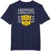 imageTransformers Optimus Prime Graduation TShirt  UnisexAdults amp Kids  Black  Short Sleeve  Classic Fit  Cotton amp Polyester  SmallNavy Blue