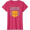 imageTransformers Optimus Prime Graduation TShirt  UnisexAdults amp Kids  Black  Short Sleeve  Classic Fit  Cotton amp Polyester  SmallRed Heather