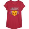 imageTransformers Optimus Prime Graduation TShirt  UnisexAdults amp Kids  Black  Short Sleeve  Classic Fit  Cotton amp Polyester  SmallRed Heather