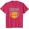 imageTransformers Optimus Prime Graduation TShirt  UnisexAdults amp Kids  Black  Short Sleeve  Classic Fit  Cotton amp Polyester  SmallRed Heather