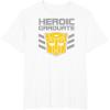 imageTransformers Optimus Prime Graduation TShirt  UnisexAdults amp Kids  Black  Short Sleeve  Classic Fit  Cotton amp Polyester  SmallWhite