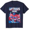 imageTransformers Optimus Prime Portrait TShirt SmallNavy Blue