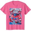 imageTransformers Optimus Prime Portrait TShirt SmallPink Heather