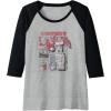 imageTransformers Optimus Prime Vintage Comic Book Style Panels Raglan Baseball TeeBlackAthletic Heather