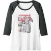imageTransformers Optimus Prime Vintage Comic Book Style Panels Raglan Baseball TeeDark Heather GreyWhite