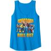 imageTransformers Retro Autobots Roll Out Group Shot Tank TopSapphire Blue