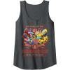 imageTransformers Rock N Roll Out Tour Heavy Metal Poster Tank TopDark Heather Grey