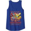 imageTransformers Rock N Roll Out Tour Heavy Metal Poster Tank TopRoyal Blue