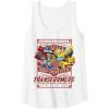 imageTransformers Rock N Roll Out Tour Heavy Metal Poster Tank TopWhite