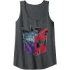 imageTransformers War For Cybertron Decepticon Autobot Split Tank TopDark Heather Grey