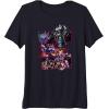 imageTransformers War For Cybertron Decepticon Panels Premium Triblend TShirtNavy Blue