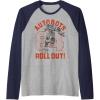 imageTransformers Autobots Roll Out 84 Vintage Collegiate Raglan Baseball TeeNavy BlueAthletic Heather