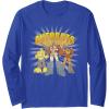 imageTransformers Autobots Trio Retro Cartoon Group Shot Long Sleeve TShirtRoyal Blue