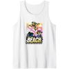 imageTransformers Bumblebee Surfing Lifes A Beach Portrait Tank TopWhite