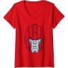 imageTransformers Halloween Ironhide Big Face VNeck TShirtRed