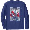 imageTransformers Optimus Prime Autobots Never Give Up Long Sleeve TShirtNavy Blue