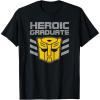 imageTransformers Optimus Prime Graduation TShirt  UnisexAdults amp Kids  Black  Short Sleeve  Classic Fit  Cotton amp Polyester  SmallBlack