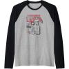 imageTransformers Optimus Prime Vintage Comic Book Style Panels Raglan Baseball TeeBlackAthletic Heather
