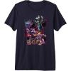 imageTransformers War For Cybertron Decepticon Panels Premium Triblend TShirtNavy Blue