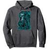 imageTransformers War For Cybertron Optimus Prime Portrait Pullover HoodieDark Heather Grey