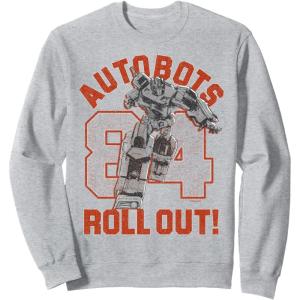 imageTransformers Autobots Roll Out 84 Vintage Collegiate SweatshirtHeather Grey