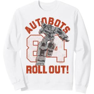 imageTransformers Autobots Roll Out 84 Vintage Collegiate SweatshirtWhite