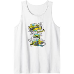 imageTransformers Bumblebee Action Comic Strip Tank TopWhite