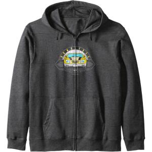 imageTransformers Bumblebee Car Line Art Zip HoodieDark Heather Grey