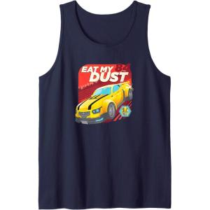 imageTransformers Bumblebee Eat My Dust 84 Portrait Tank TopNavy Blue