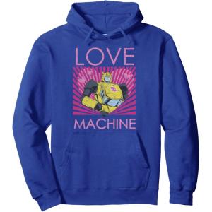 imageTransformers Bumblebee Valentines Day Love Machine Pullover HoodieRoyal Blue