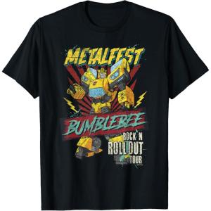 imageTransformers Bumblebee Vintage Metalfest Rock N Roll Tour TShirtBlack