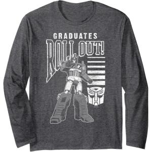 imageTransformers Graduates Roll Out Long Sleeve TShirtDark Heather Grey