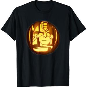 imageTransformers Halloween Bumblebee Pumpkin TShirtBlack