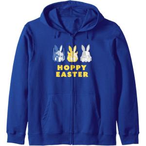 imageTransformers Hoppy Easter Group Bunny Line Up Zip HoodieRoyal Blue