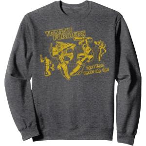 imageTransformers More Than Meets The Eye Battle Grid SweatshirtDark Heather Grey