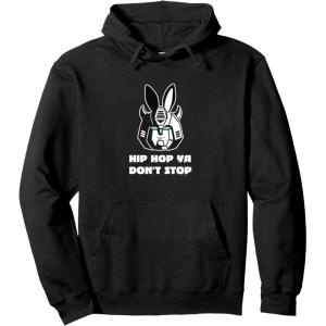 imageTransformers Optimus Prime Bunny Ears Easter Hip Hop Pullover HoodieBlack
