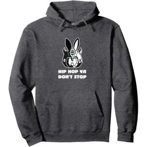 imageTransformers Optimus Prime Bunny Ears Easter Hip Hop Pullover HoodieDark Heather Grey