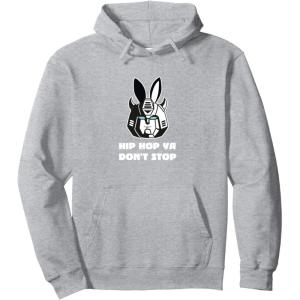 imageTransformers Optimus Prime Bunny Ears Easter Hip Hop Pullover HoodieHeather Grey