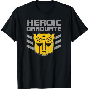 imageTransformers Optimus Prime Graduation TShirt  UnisexAdults amp Kids  Black  Short Sleeve  Classic Fit  Cotton amp Polyester  SmallBlack