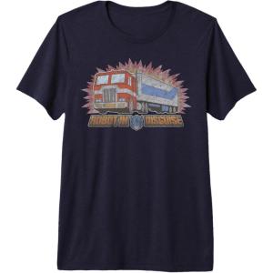 imageTransformers Optimus Prime Robot in Disguise Premium TriBlend TShirtNavy Blue