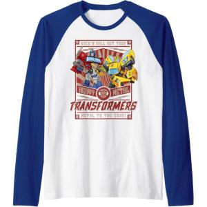 imageTransformers Rock N Roll Out Tour Heavy Metal Poster Raglan Baseball TeeRoyal BlueWhite
