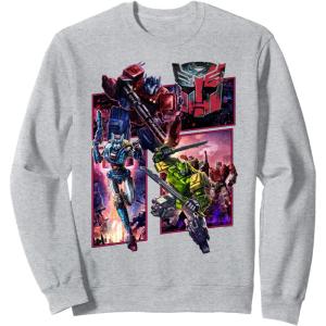 imageTransformers War For Cybertron Autobot Panels SweatshirtHeather Grey
