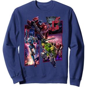 imageTransformers War For Cybertron Autobot Panels SweatshirtNavy Blue