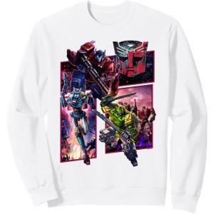 imageTransformers War For Cybertron Autobot Panels SweatshirtWhite