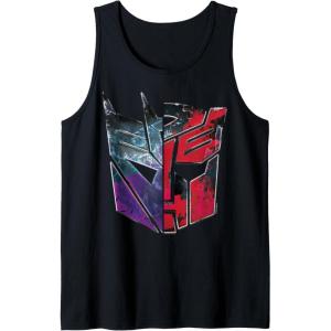 imageTransformers War For Cybertron Decepticon Autobot Split Tank TopBlack