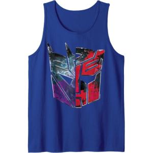 imageTransformers War For Cybertron Decepticon Autobot Split Tank TopRoyal Blue