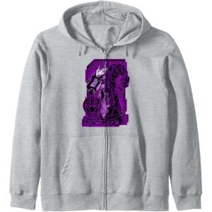 imageTransformers War For Cybertron Megatron Portrait Zip HoodieHeather Grey