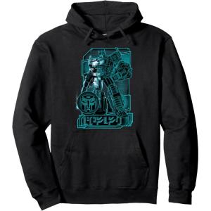 imageTransformers War For Cybertron Optimus Prime Portrait Pullover HoodieBlack
