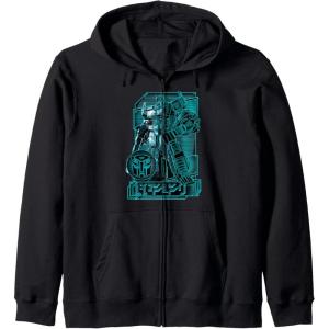 imageTransformers War For Cybertron Optimus Prime Portrait Zip HoodieBlack